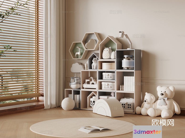 Modern Children'S Room 3D Model - 18822 - VRAY Render