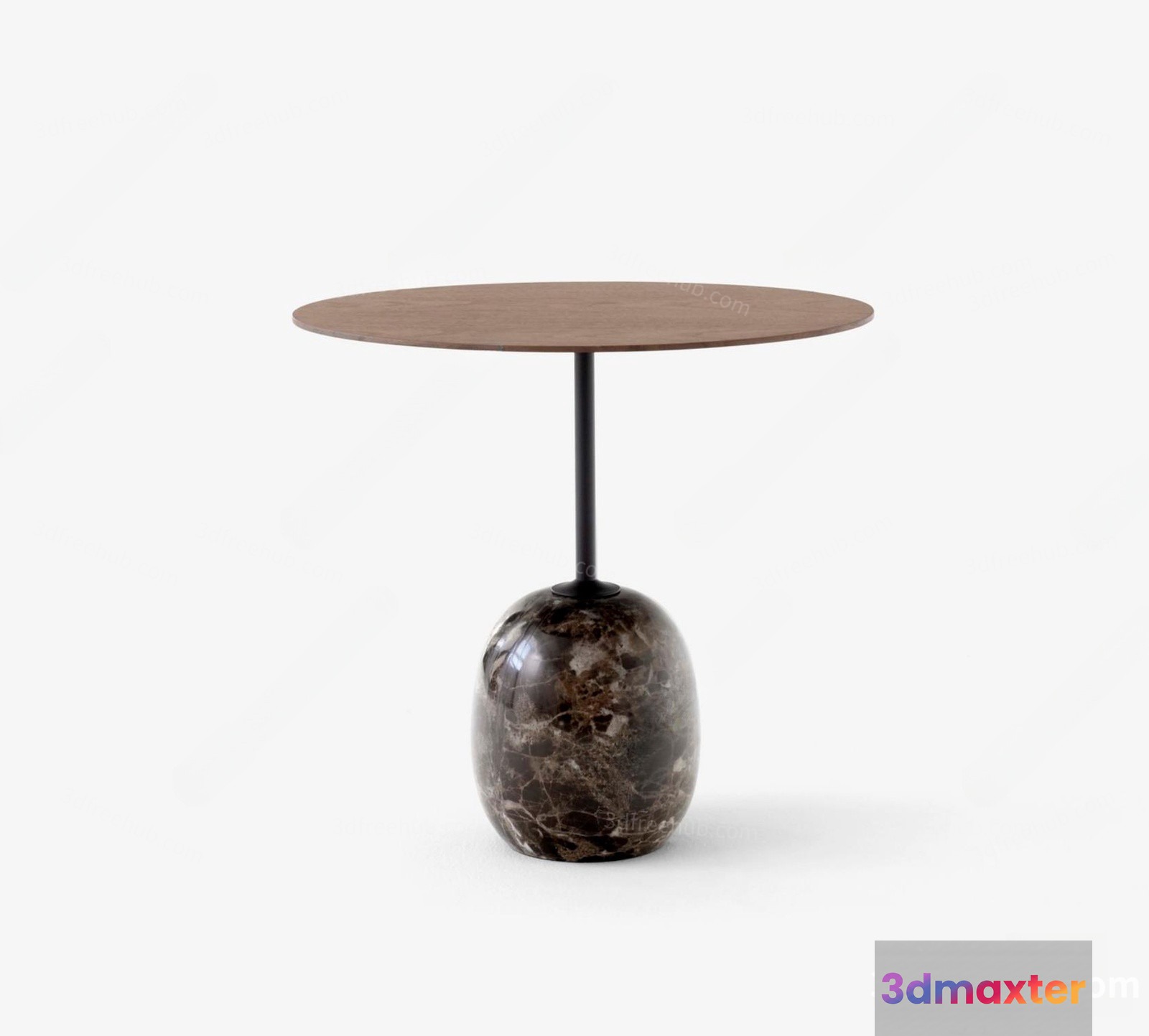 Modern Marble Table 3D Model - 19404 - VRAY Render