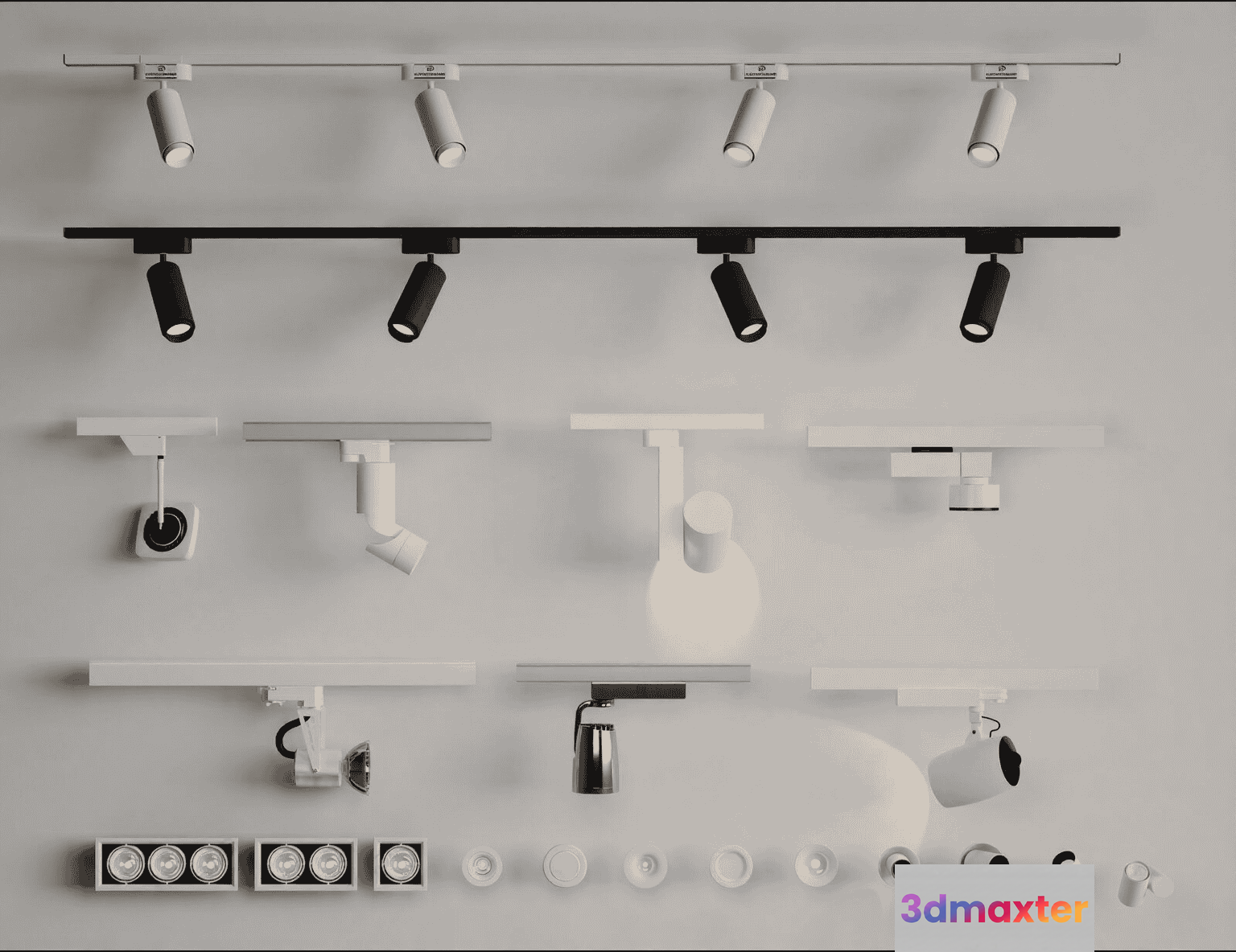 Modern Light Fixtures 3D Model - 10924 - VRAY Render