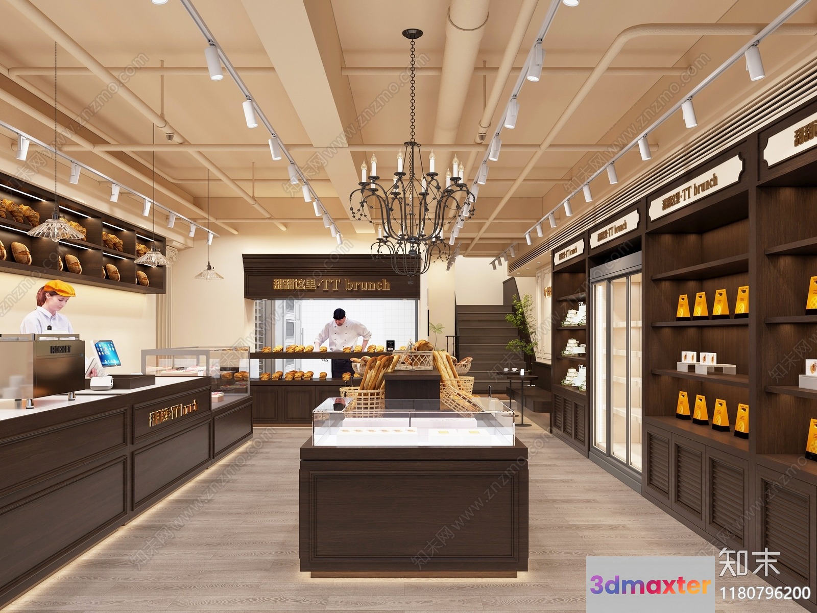 A Bakery Store 3D Model - 14199 - CORONA Render