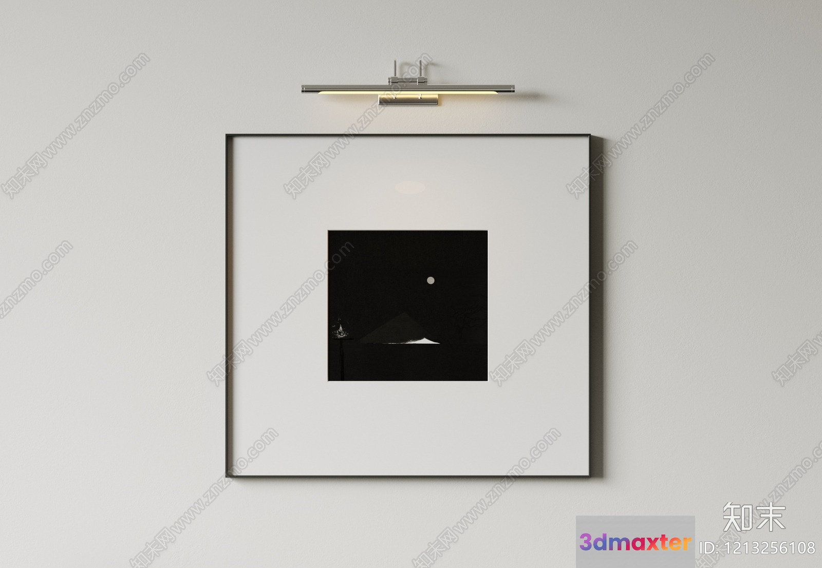 Modern Light Fixture 3D Model - 5519 - VRAY Render