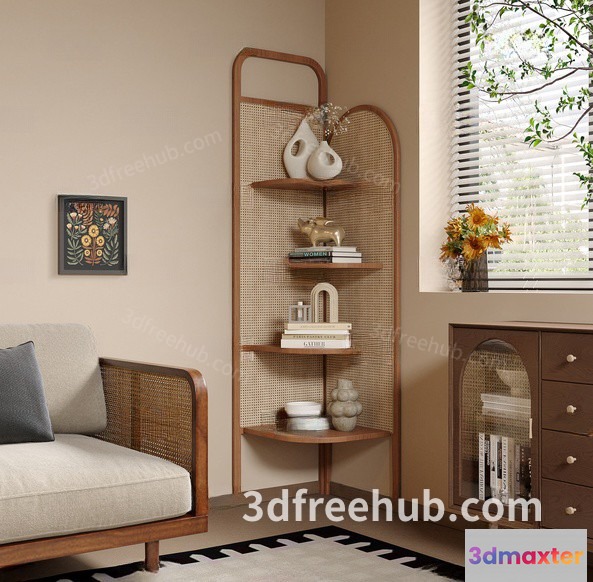 Cozy Living Room 3D Model - 20956 - VRAY Render