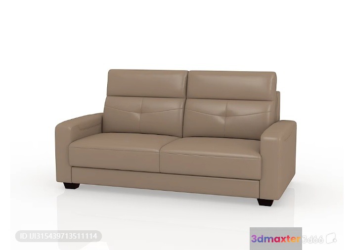 Modern Beige Sofa 3D Model - 550 - VRAY Render