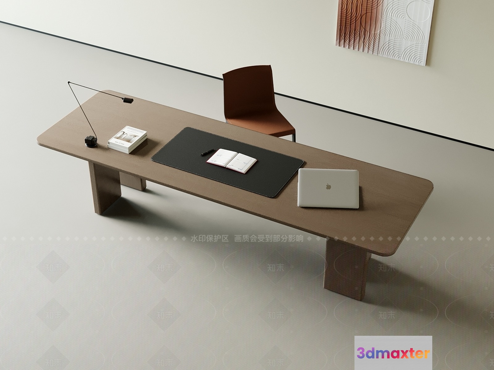 Modern Office Desk 3D Model - 11316 - CORONA Render