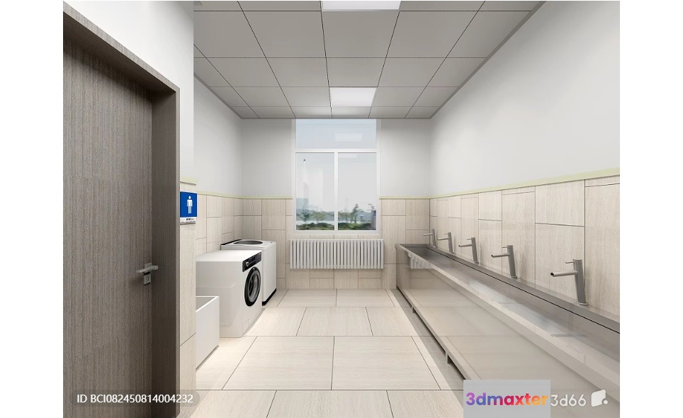 Modern Laundry Room 3D Model - 8571 - VRAY Render