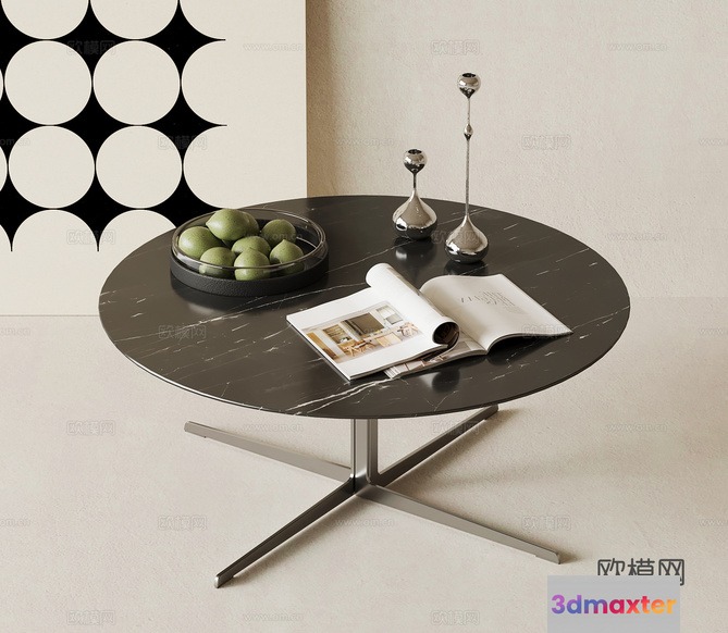 Modern Coffee Table 3D Model - 8308 - VRAY Render