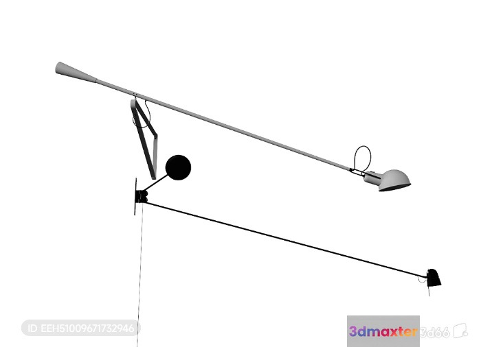 A Modern Light Fixture 3D Model - 1762 - VRAY Render