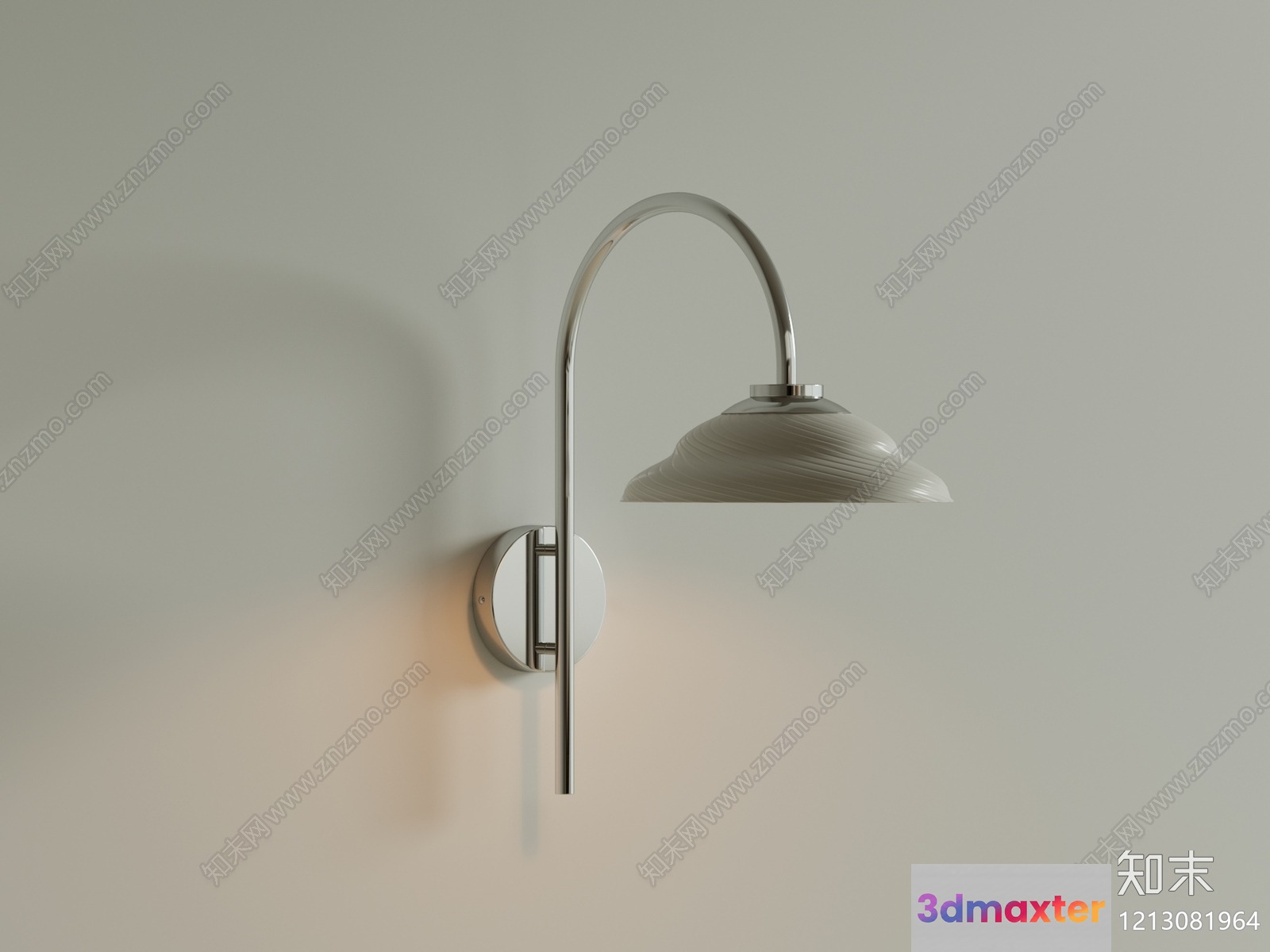 Gold Light Fixture 3D Model - 12550 - VRAY Render