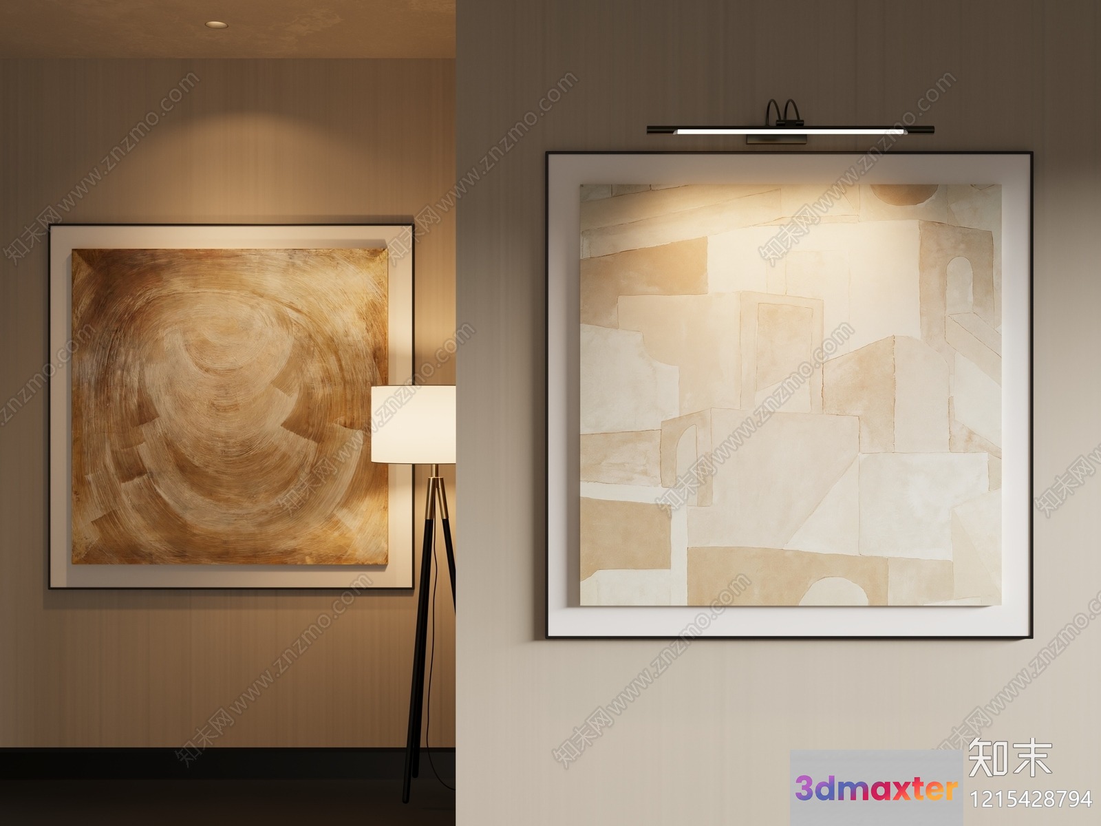 Modern Art Gallery 3D Model - 16998 - VRAY Render