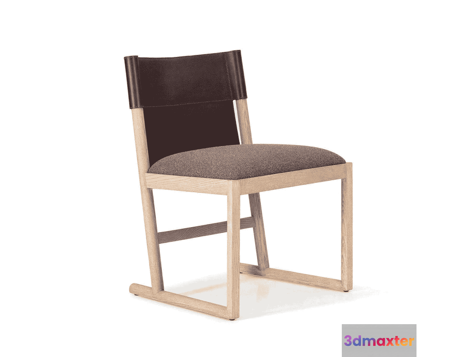Wooden Dining Chair 3D Model - 23681 - VRAY Render