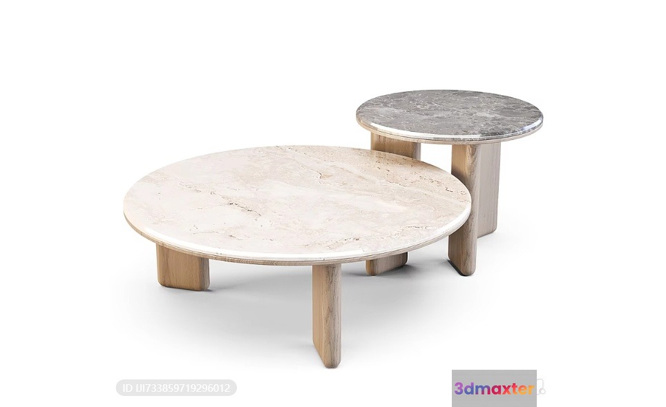 Modern Coffee Table 3D Model - 12247 - VRAY Render