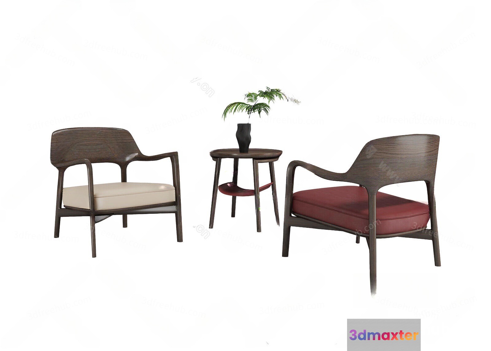 Wooden Chair 3D Model - 23610 - VRAY Render