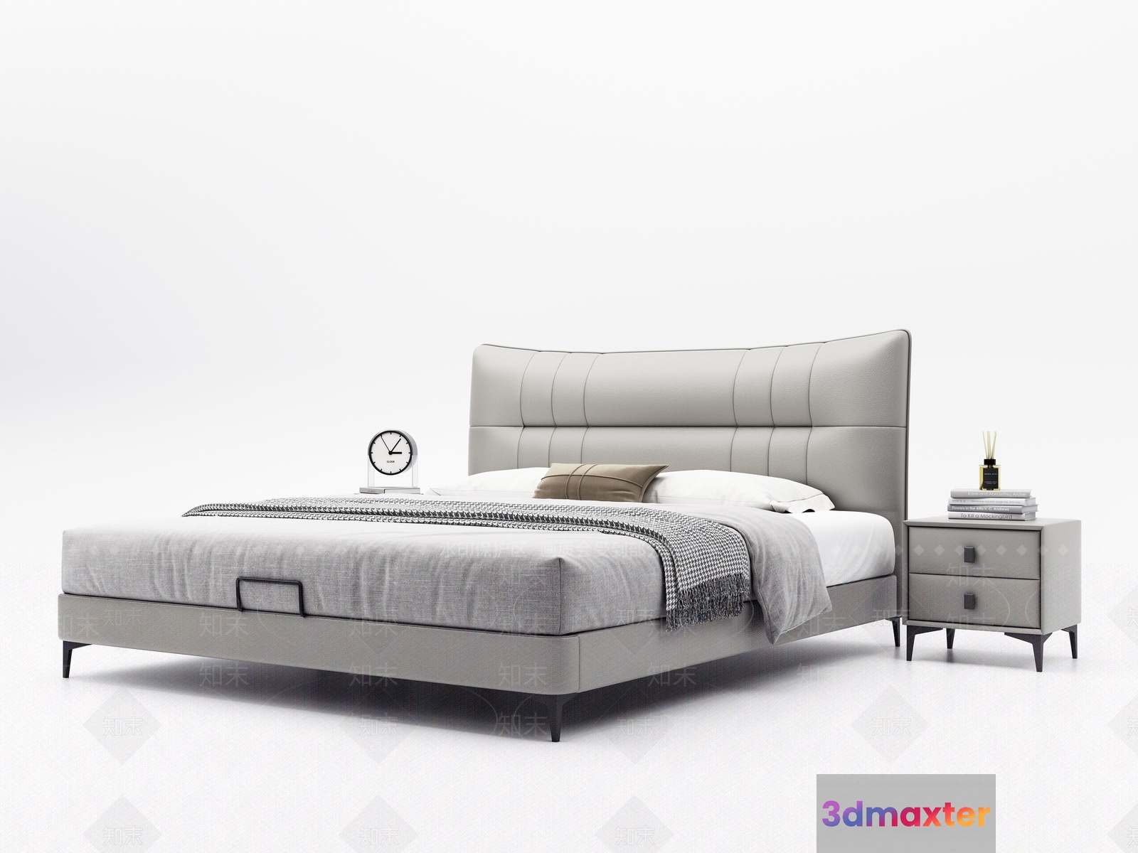 Cozy Modern Bedroom 3D Model - 14440 - VRAY Render