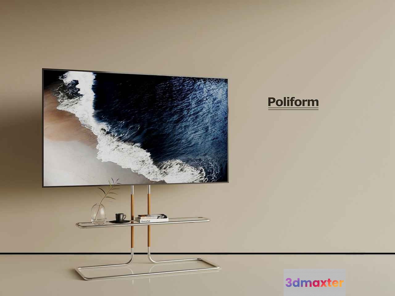 Modern Tv Stand 3D Model - 170 - VRAY Render