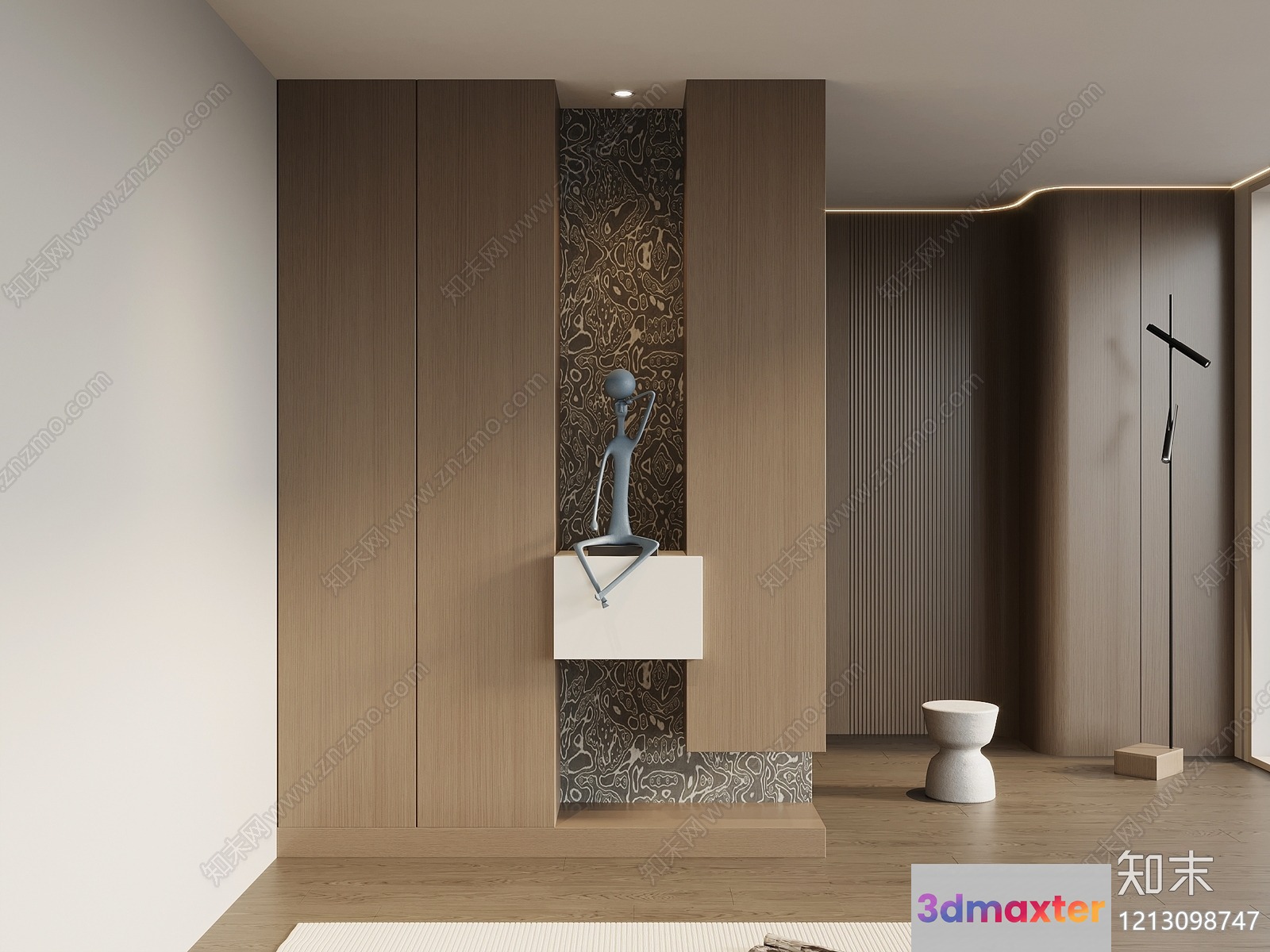 Modern Interior Design 3D Model - 3298 - VRAY Render