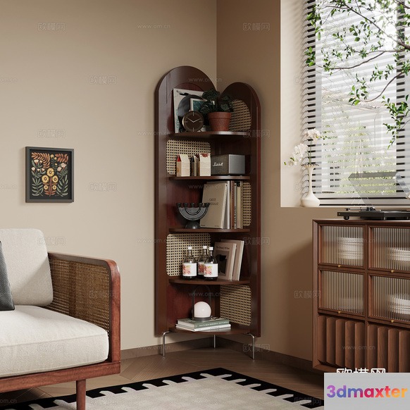 A Cozy Living Room 3D Model - 12378 - VRAY Render
