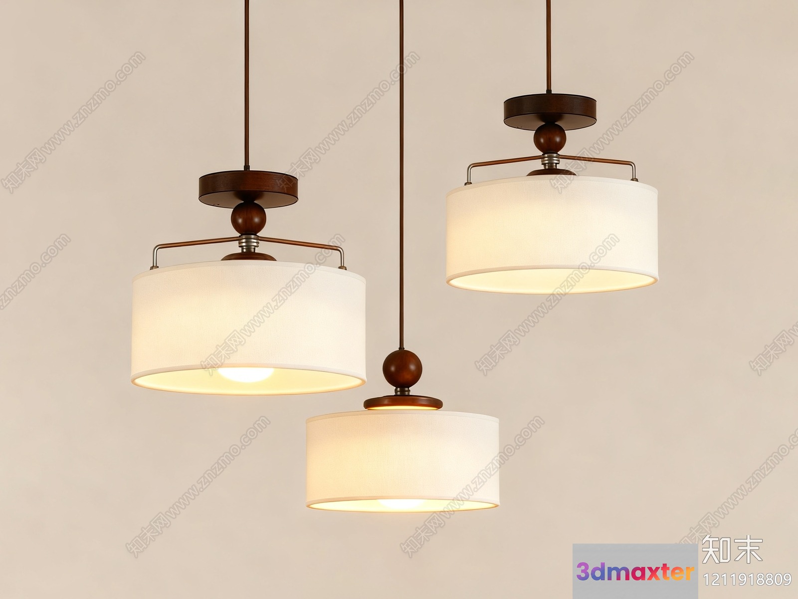 Modern Light Fixtures 3D Model - 8668 - VRAY Render