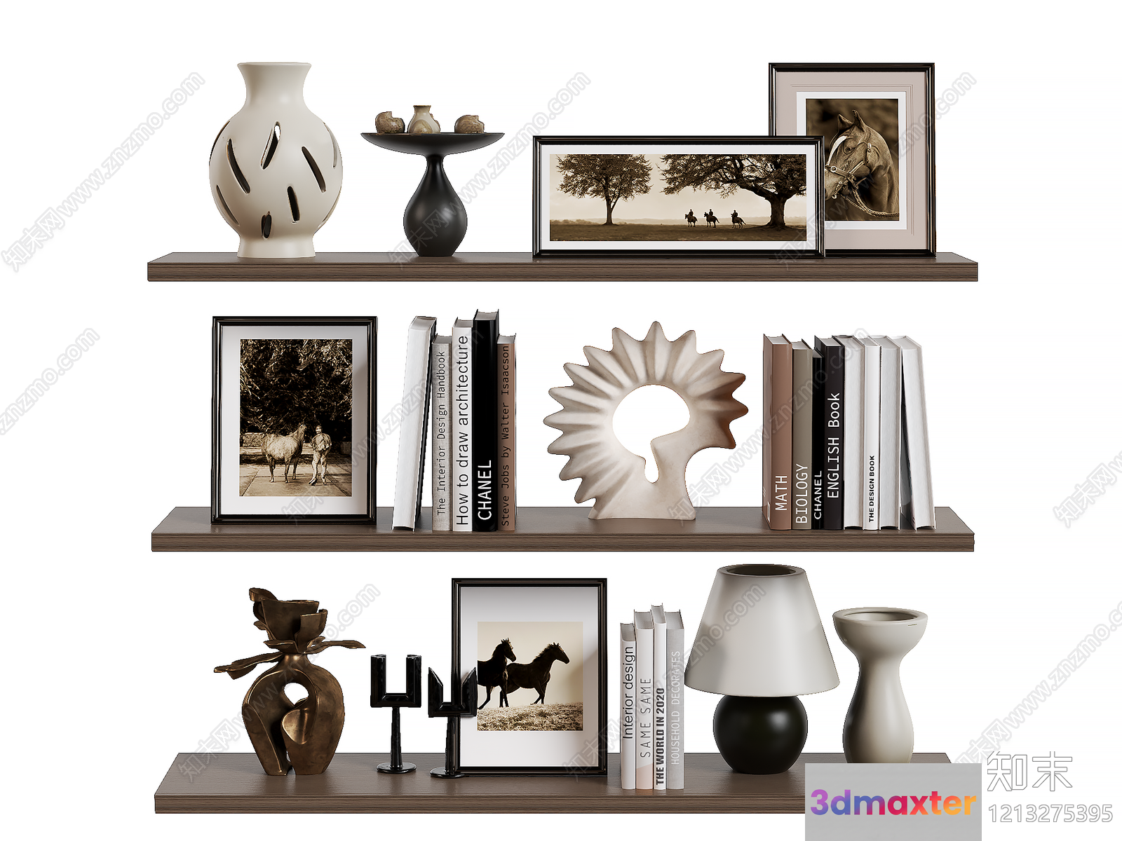 Modern Home Decor 3D Model - 21141 - VRAY Render