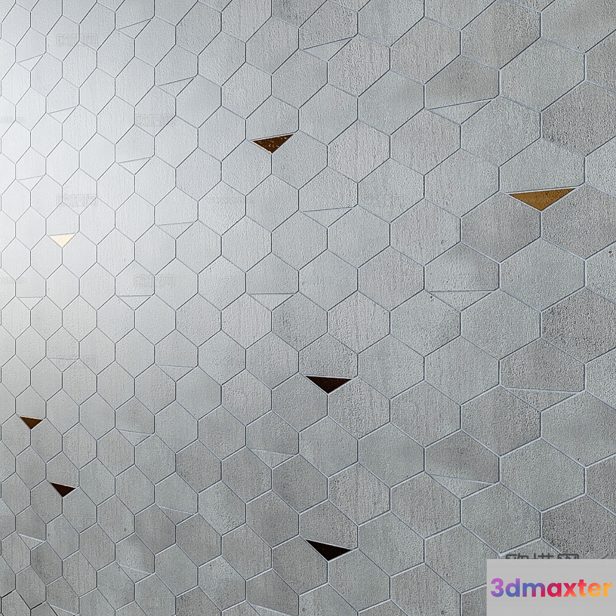 Abstract Geometric Pattern 3D Model - 3762 - VRAY Render