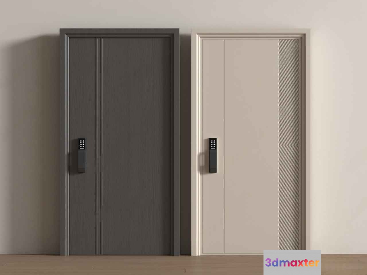 Modern Elevator Doors 3D Model - 524 - VRAY Render