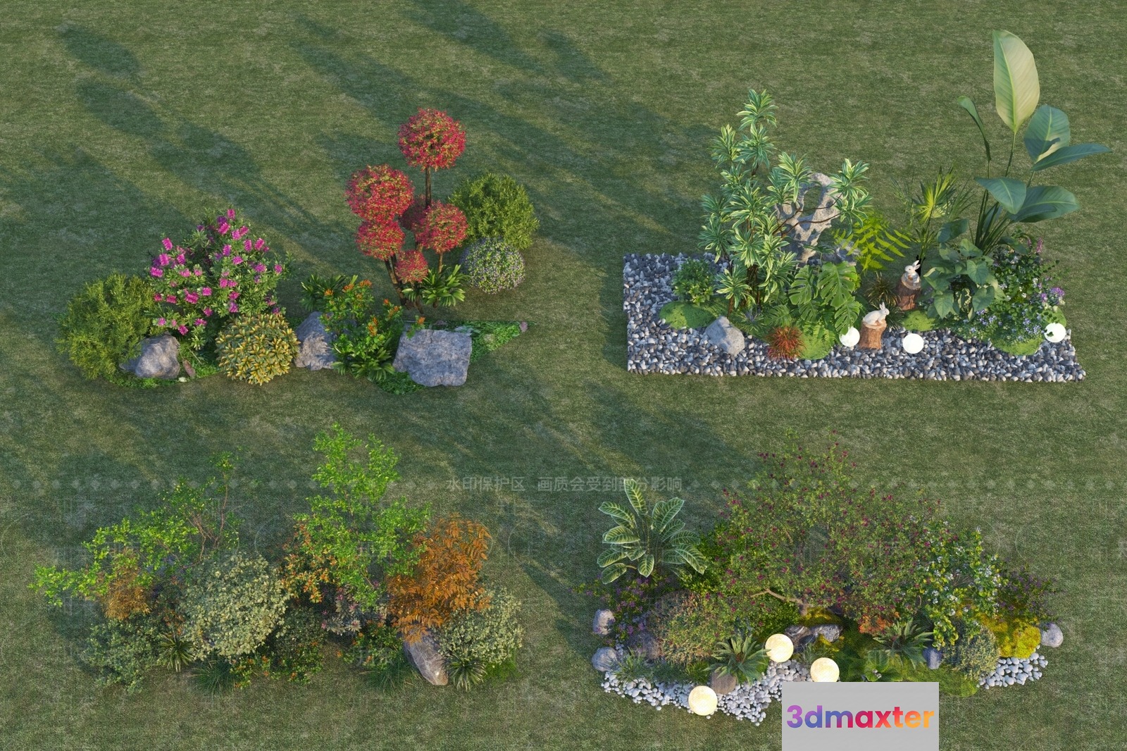 A Garden Design 3D Model - 20748 - VRAY Render