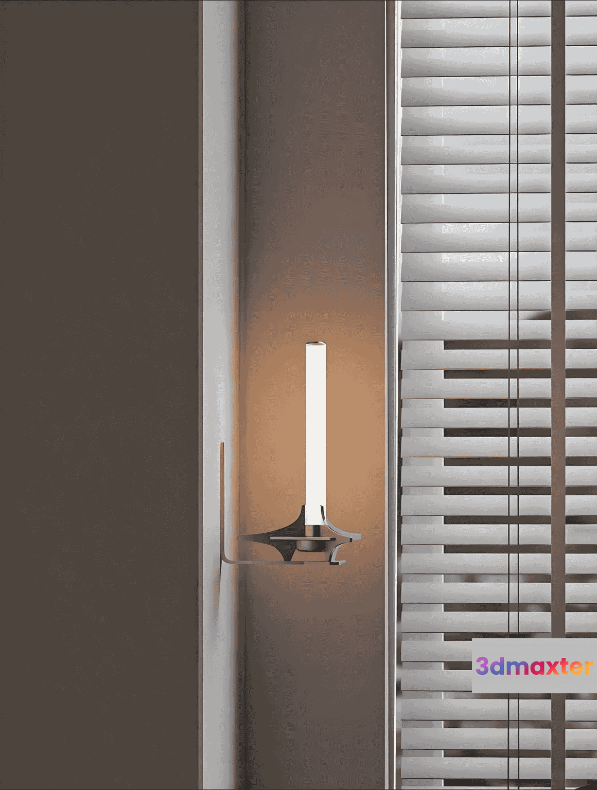 A Candle Sconce 3D Model - 15926 - VRAY Render