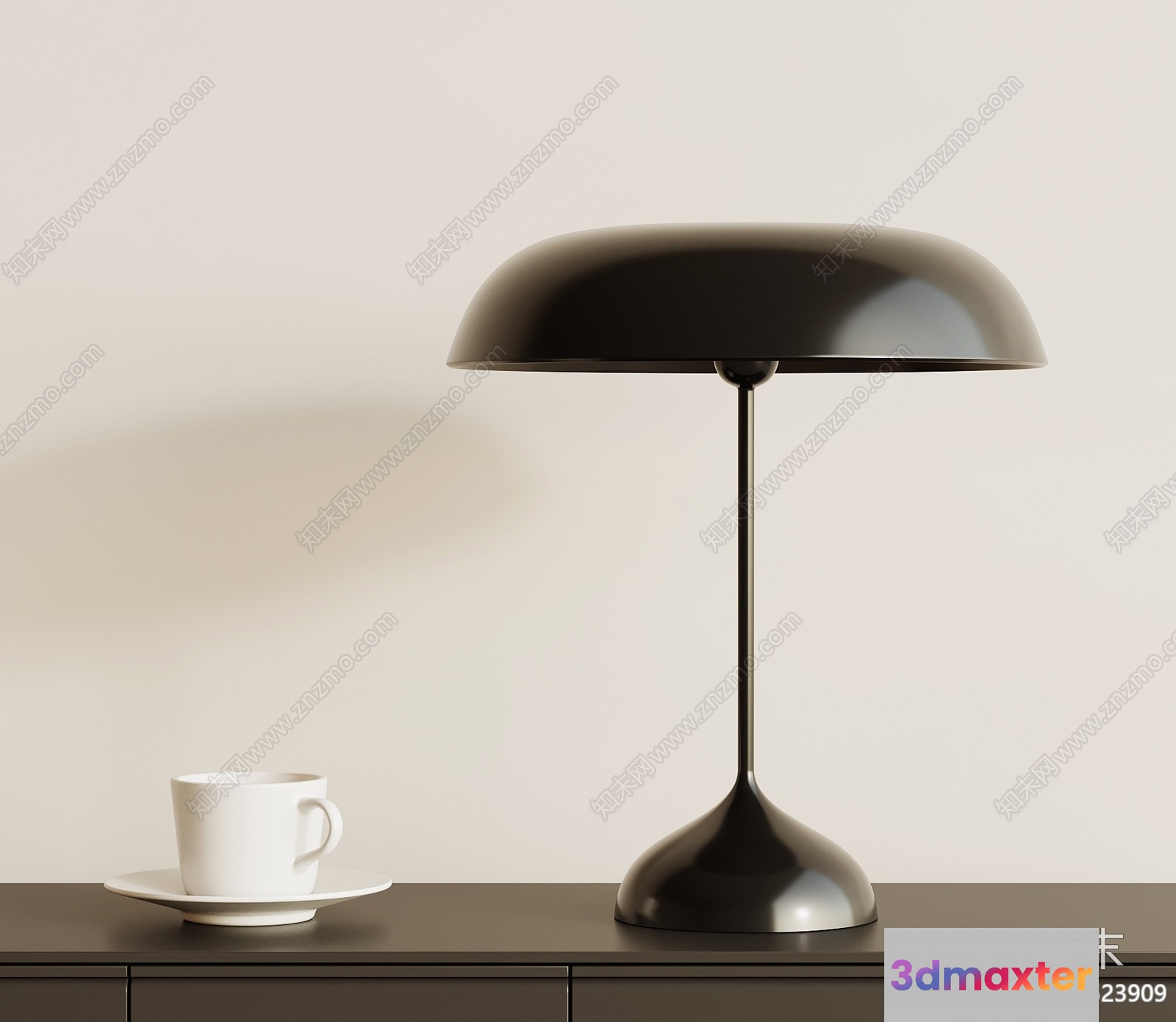Modern Office Desk Lamp 3D Model - 3928 - VRAY Render