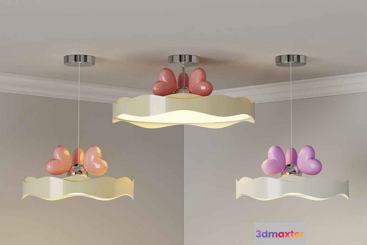 Modern Light Fixtures 3D Model - 17021 - CORONA Render