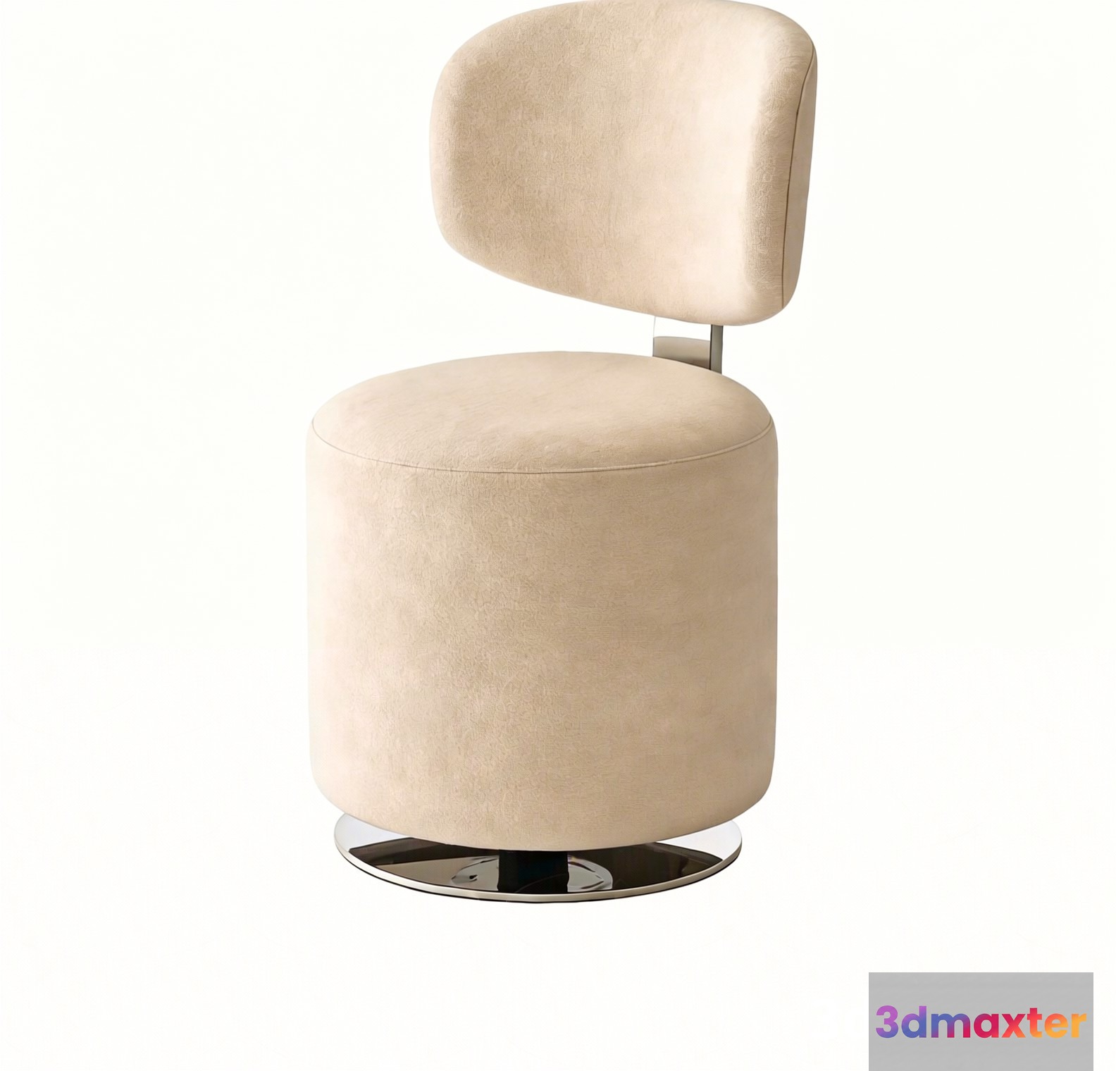 Modern Beige Chair 3D Model - 10443 - VRAY Render