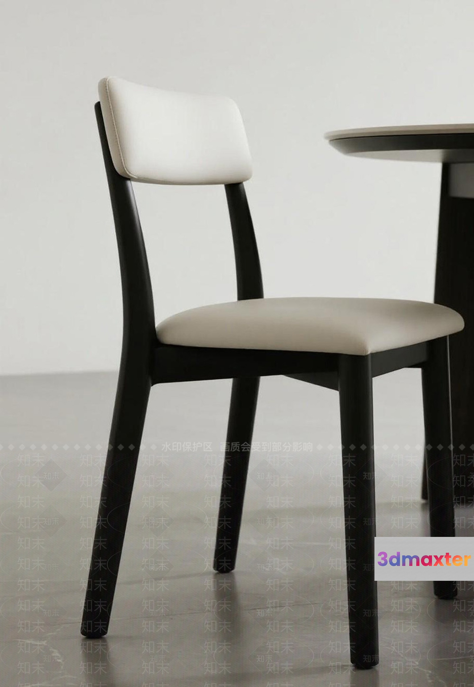 Modern Minimalist Chair 3D Model - 10400 - VRAY Render