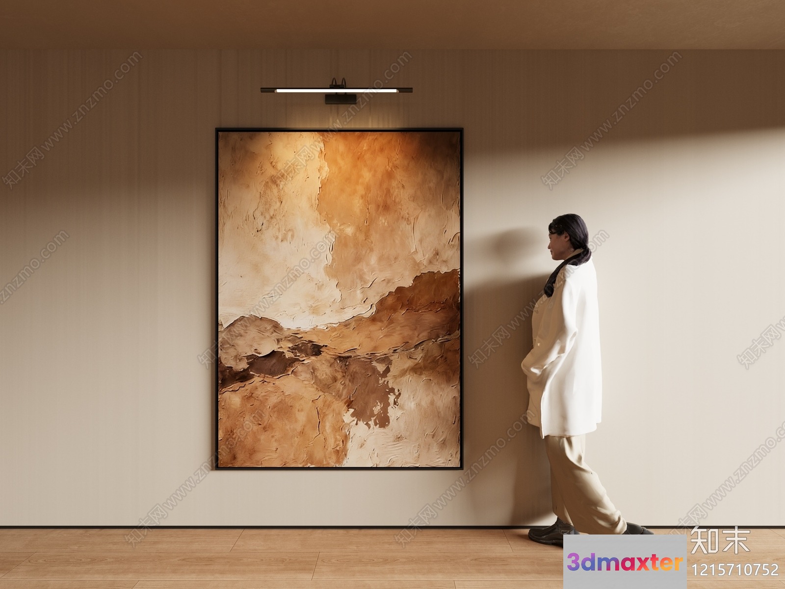 Modern Art Piece 3D Model - 15354 - VRAY Render