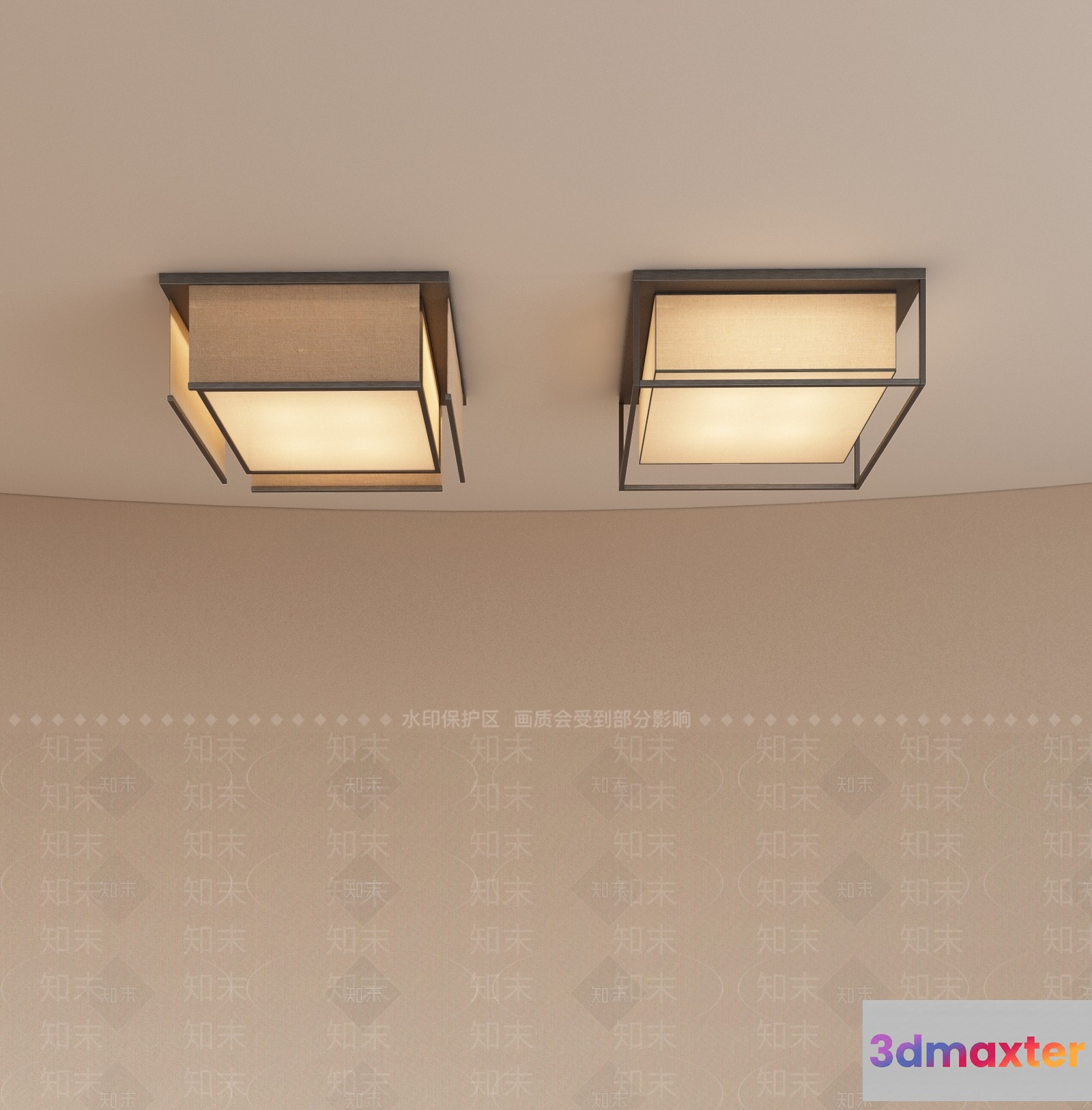 Light Fixtures In A Room 3D Model - 7031 - VRAY Render
