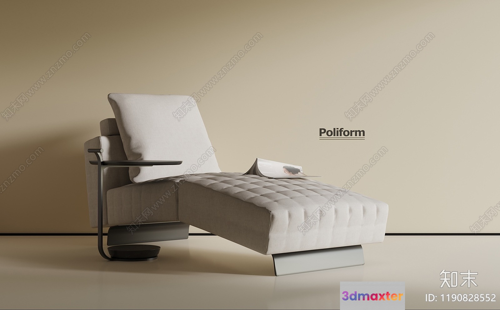 Modern Living Room 3D Model - 5654 - VRAY Render