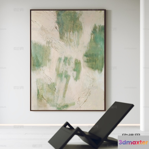 Modern Art Piece 3D Model - 2175 - VRAY Render