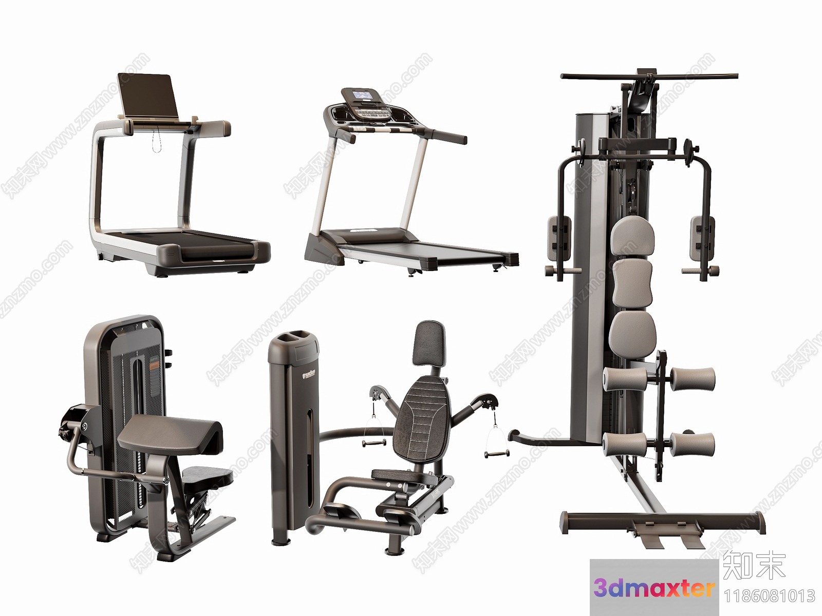 Cozy Home Gym 3D Model - 6652 - CORONA Render