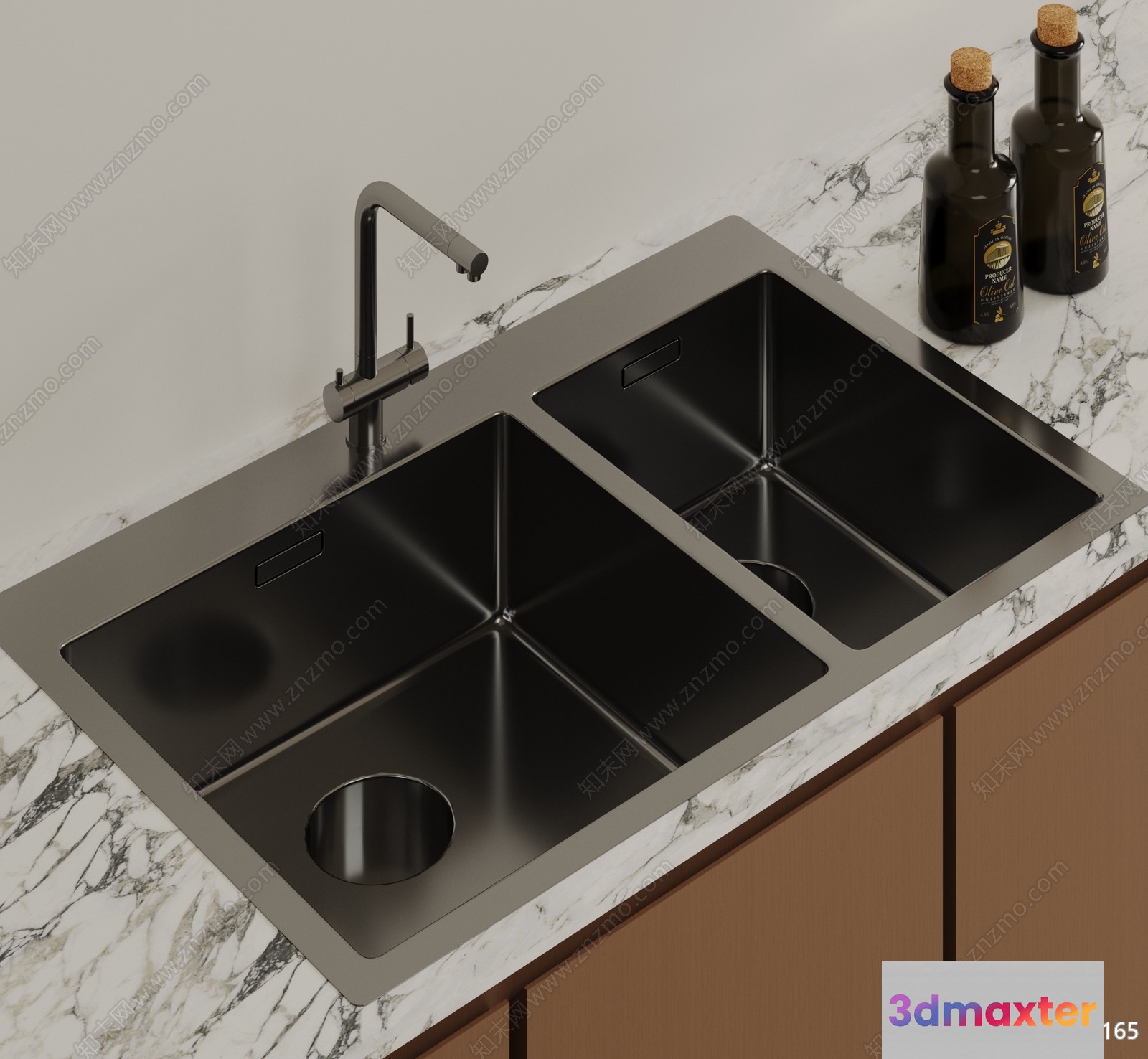 Modern Kitchen Sink 3D Model - 16099 - VRAY Render