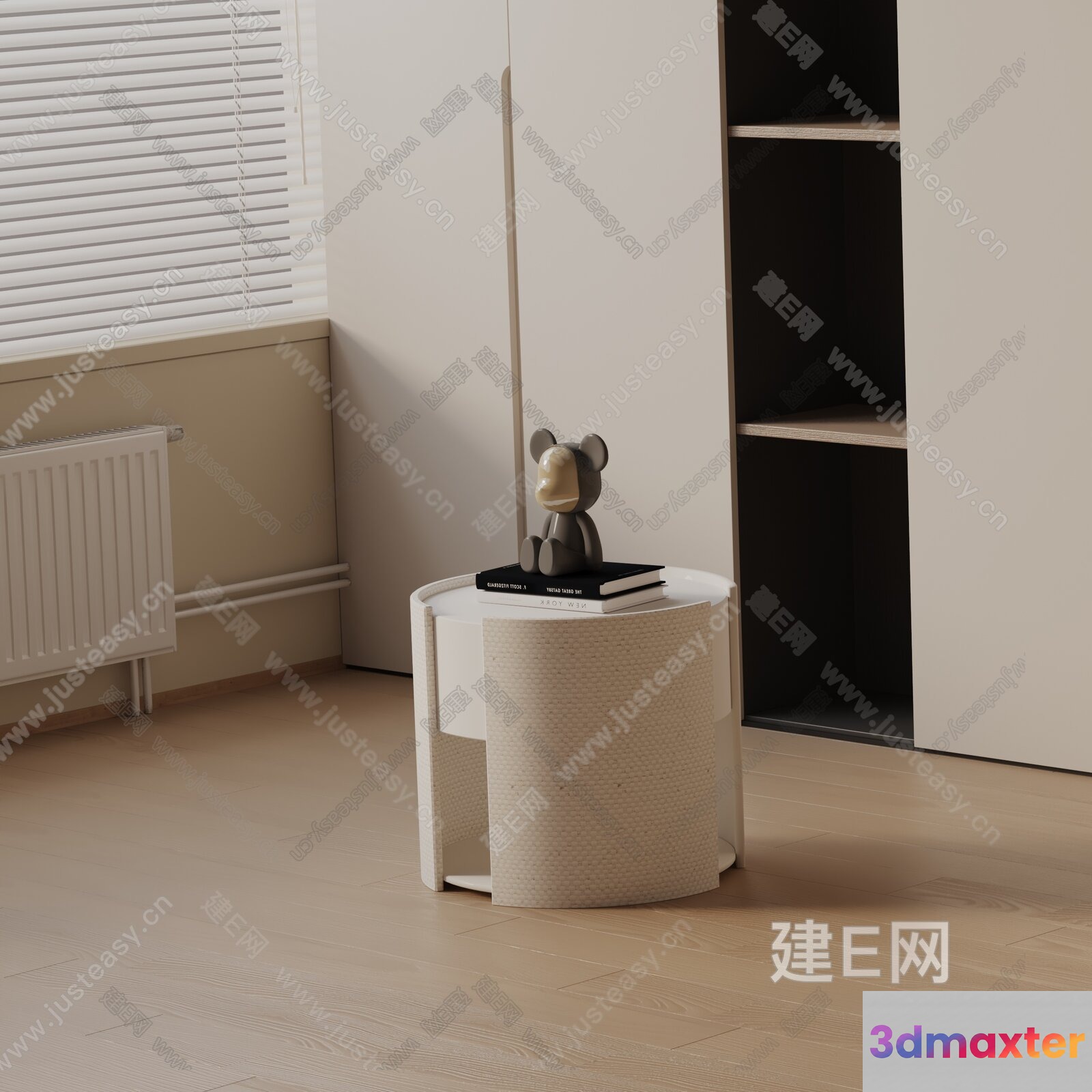 Modern Minimalist Room 3D Model - 8135 - VRAY Render