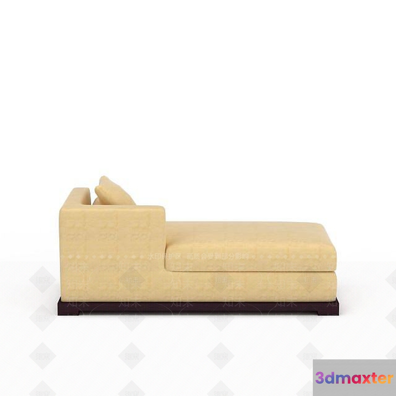 Modern Cream Sofa 3D Model - 1643 - VRAY Render