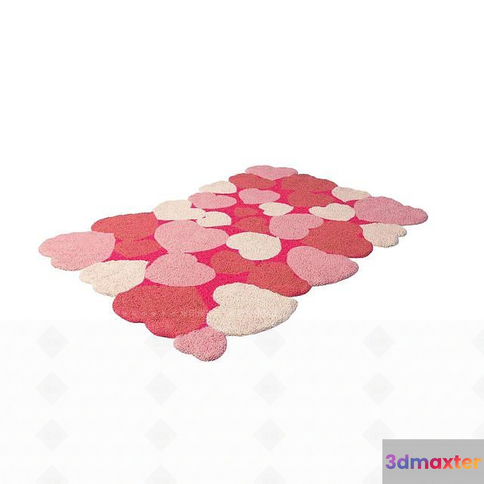 Cozy Pink Rug 3D Model - 6135 - VRAY Render