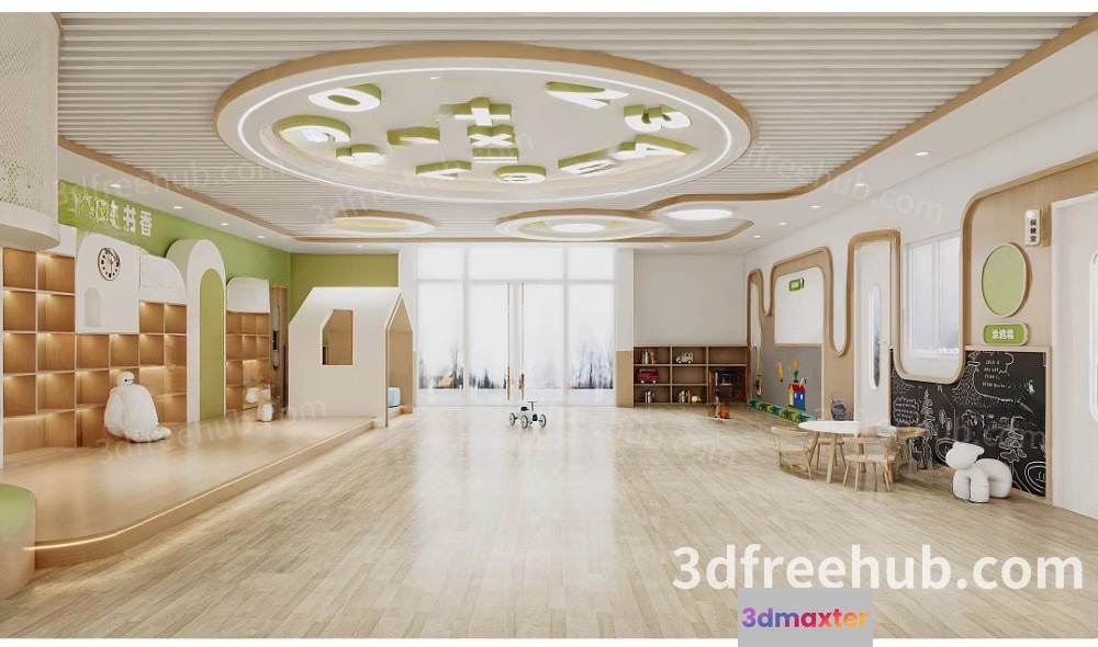 Cozy Playroom 3D Model - 19860 - VRAY Render