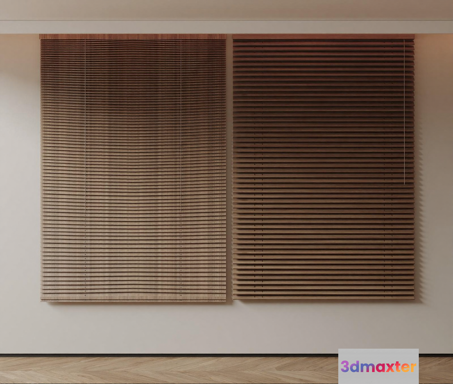 Wooden Blinds 3D Model - 14846 - VRAY Render