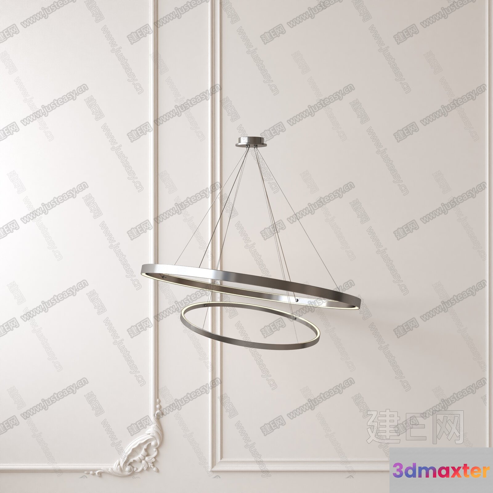 Modern Light Fixture 3D Model - 13327 - VRAY Render
