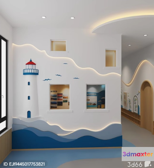 A Children'S Playroom 3D Model - 8938 - VRAY Render