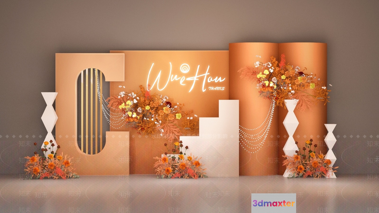 Decorative Wall Panel 3D Model - 17707 - VRAY Render