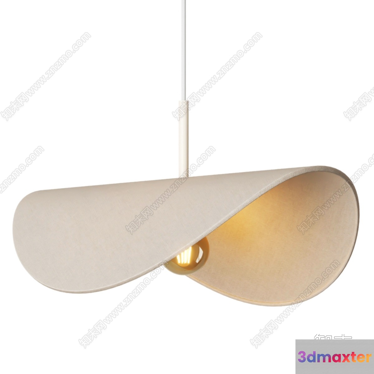 Gold Light Fixture 3D Model - 17428 - VRAY Render