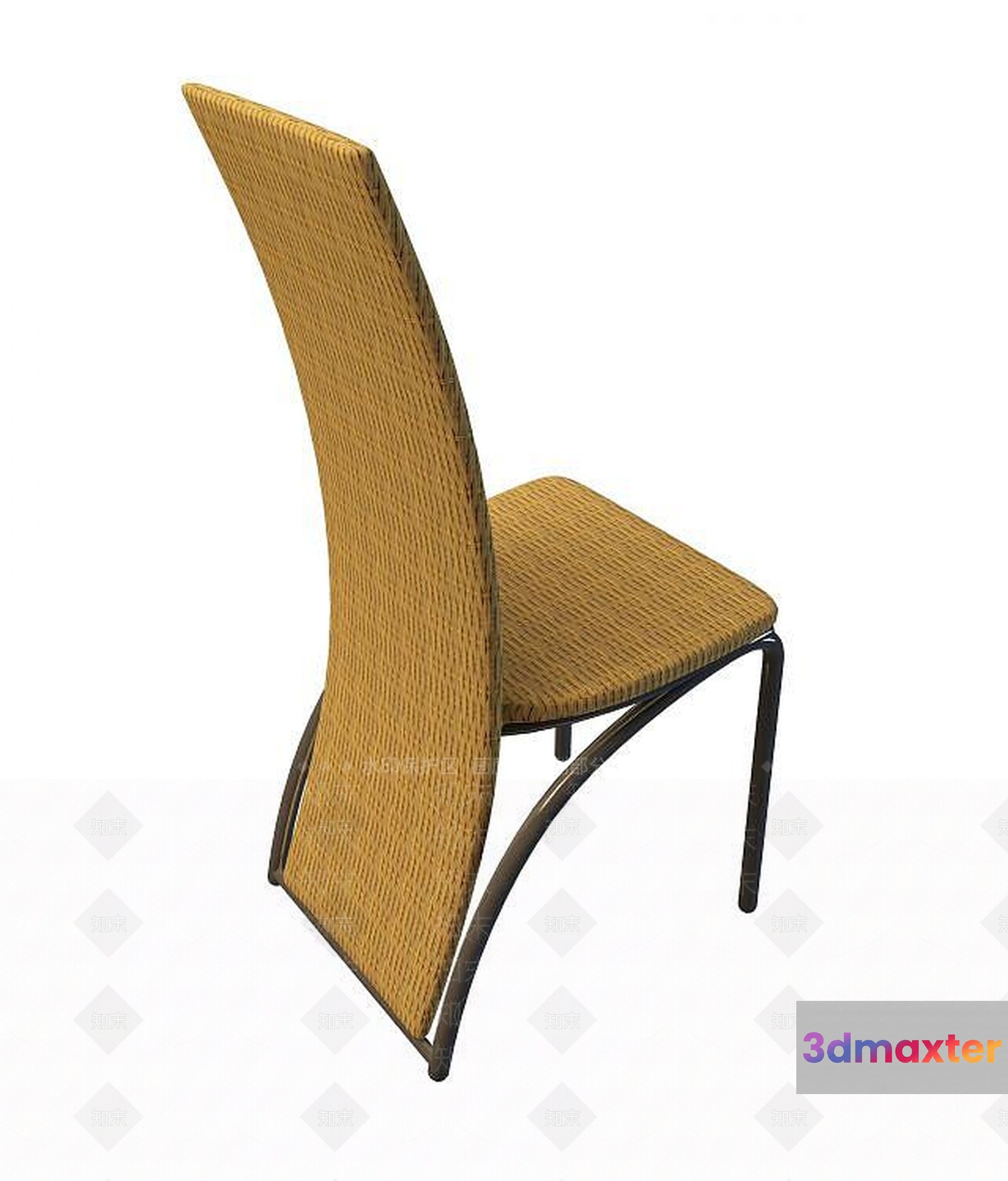 Modern Wicker Chair 3D Model - 3201 - VRAY Render