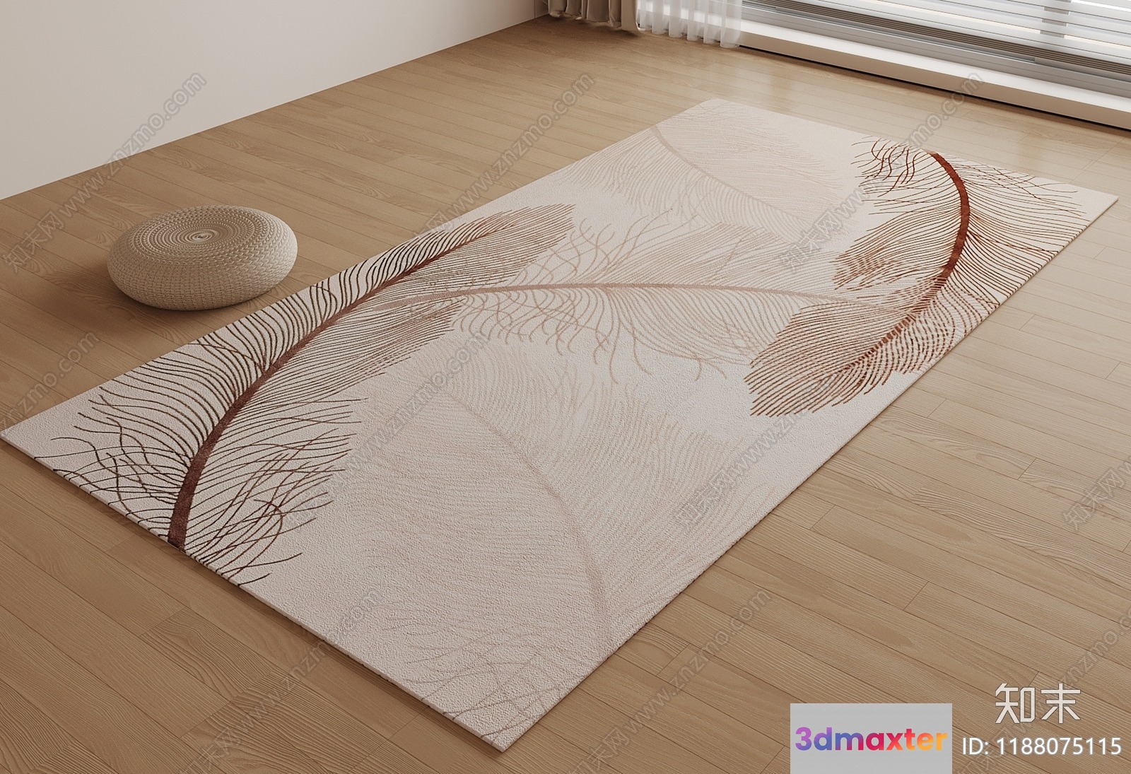 Modern Living Room 3D Model - 5371 - VRAY Render