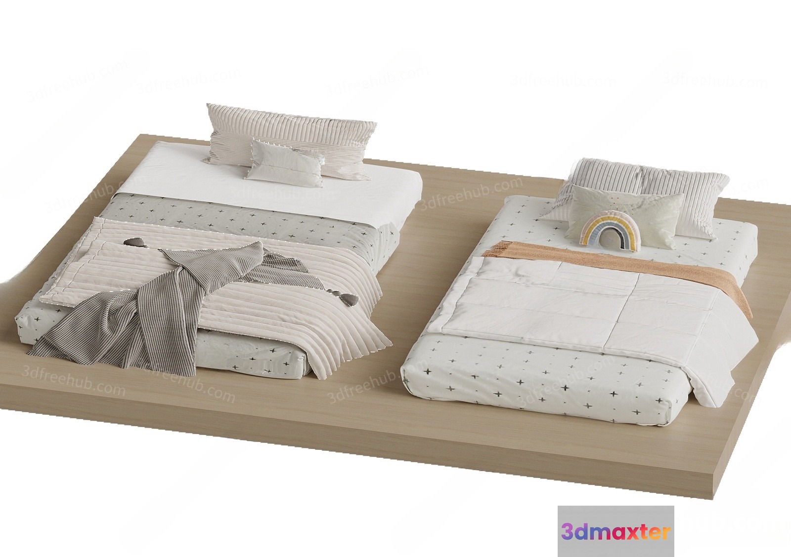 Cozy Bedroom Setup 3D Model - 19913 - VRAY Render