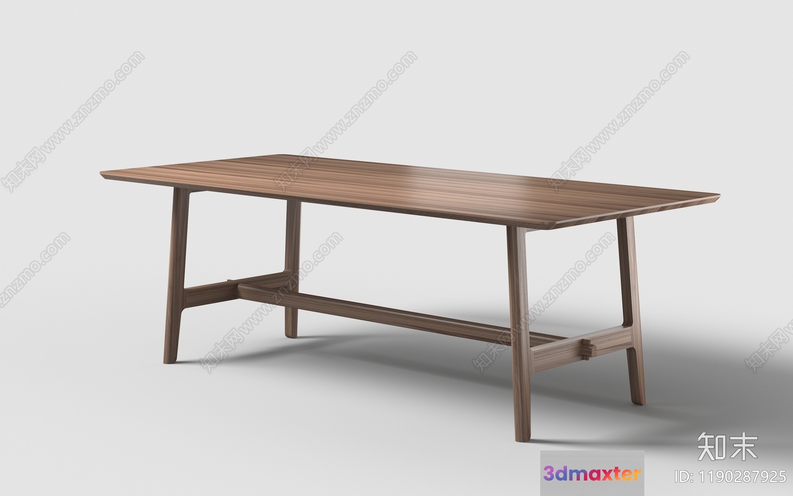 A Wooden Table 3D Model - 5797 - VRAY Render