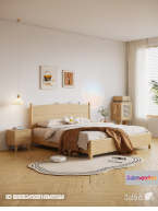 Cozy Bedroom 3D Model - 8211 - VRAY Render